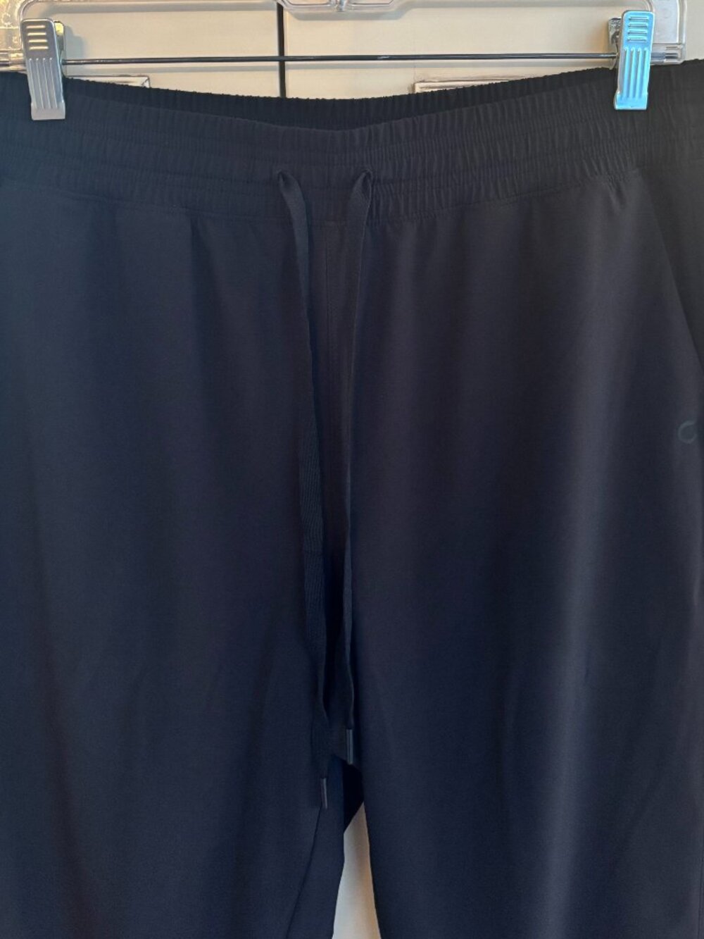 GapFit Casual Black Pants, Elastic Waist with Drawstring, Size Medium